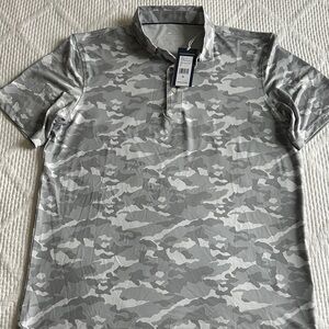 Vineyard Vines Gray Camouflage Performance Polo Shirt